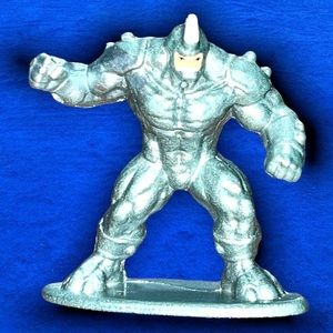 Marvel Nano Metal Figure Rhino Loose Diecast Figure 2 X 1.5